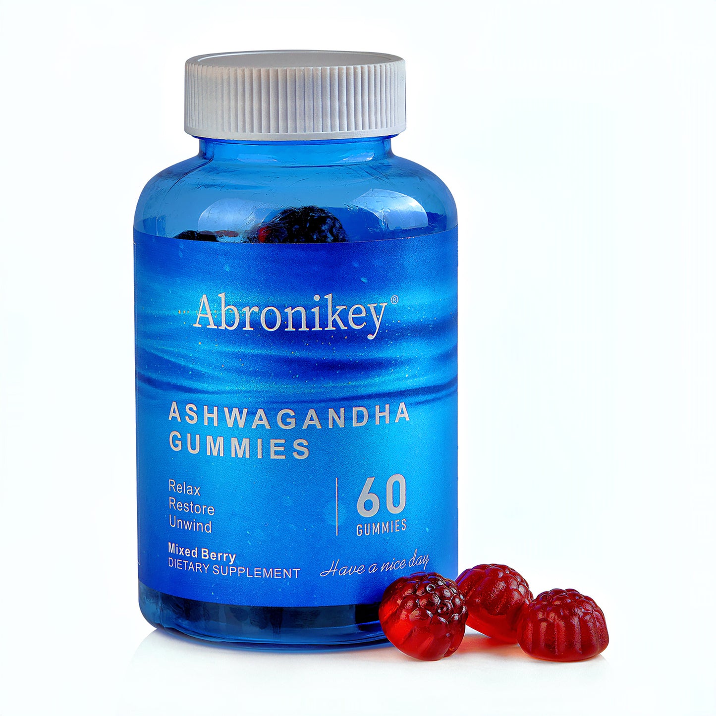 Ashwagandha Vitamin D Gummy-Mixed Berry