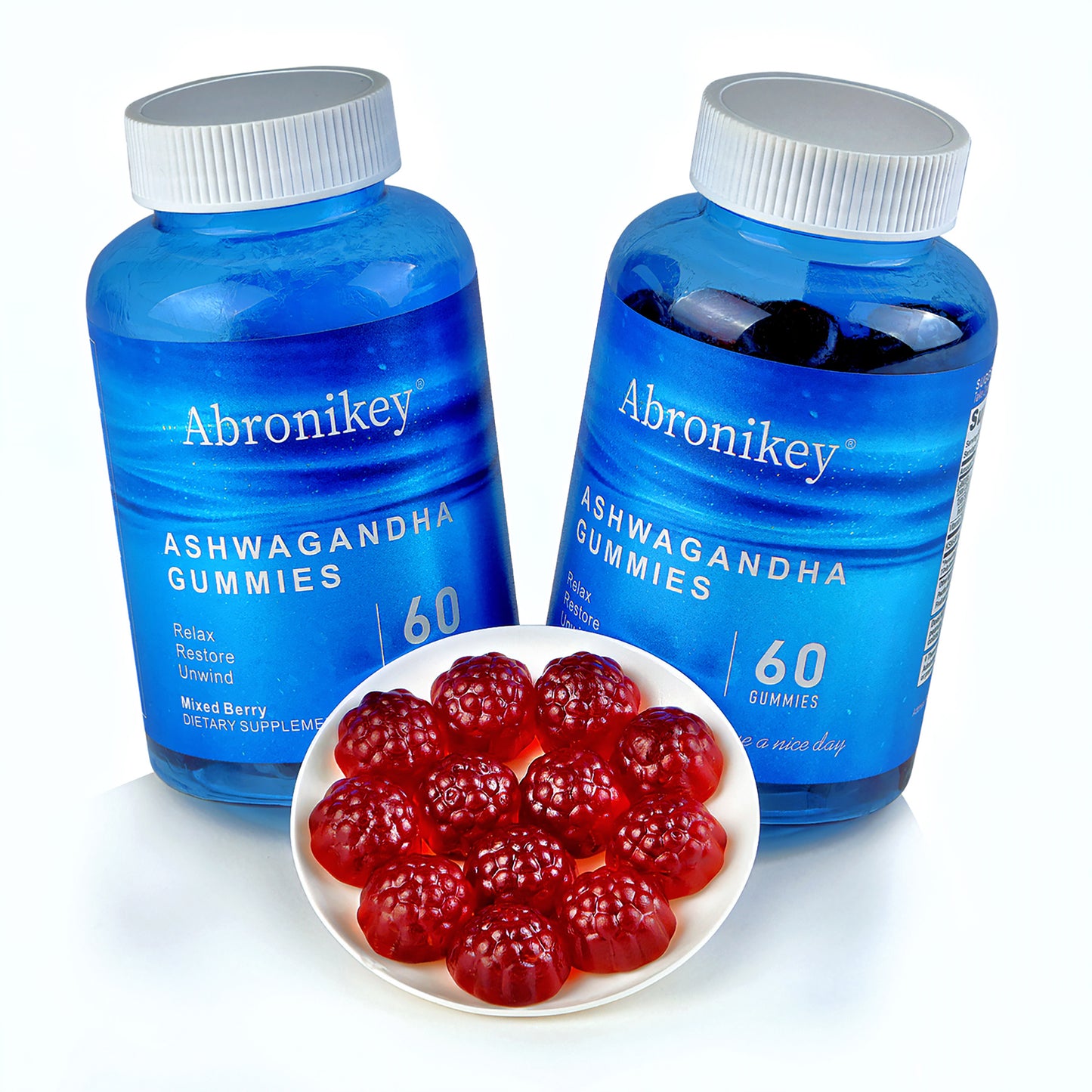 Ashwagandha Vitamin D Gummy-Mixed Berry