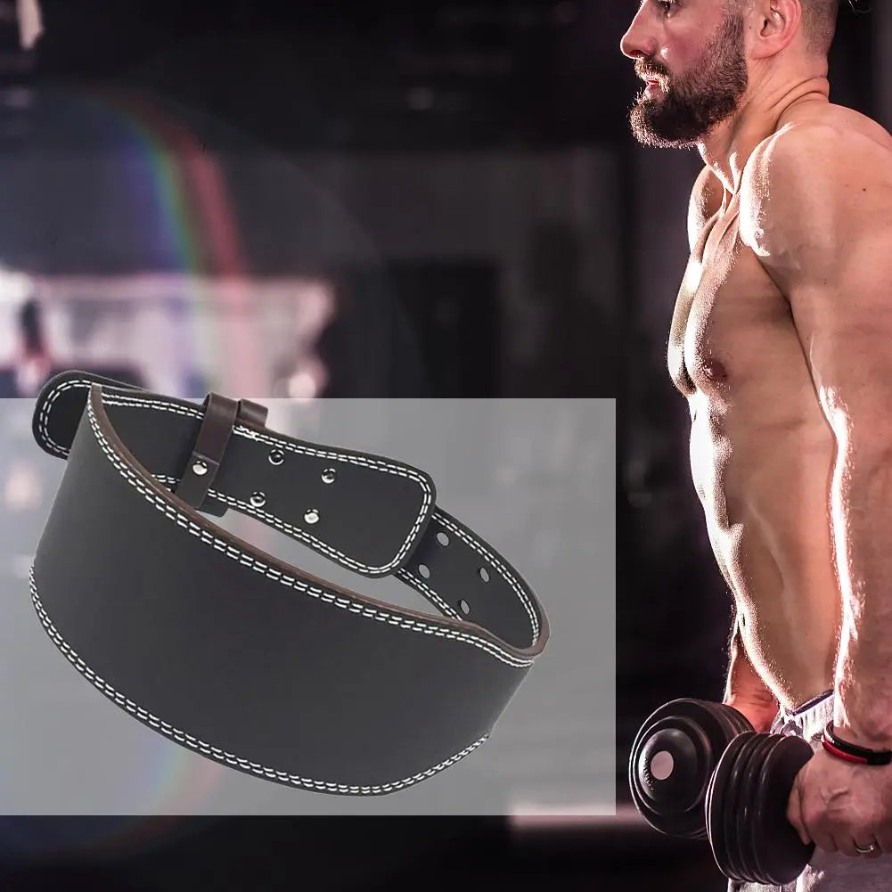 Leather Weightlifting Belt