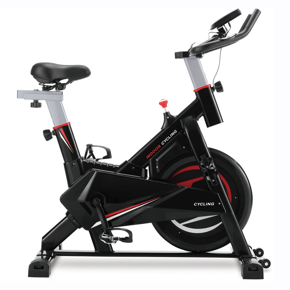 Quiet Stationary Spinning Bike with Device Holder