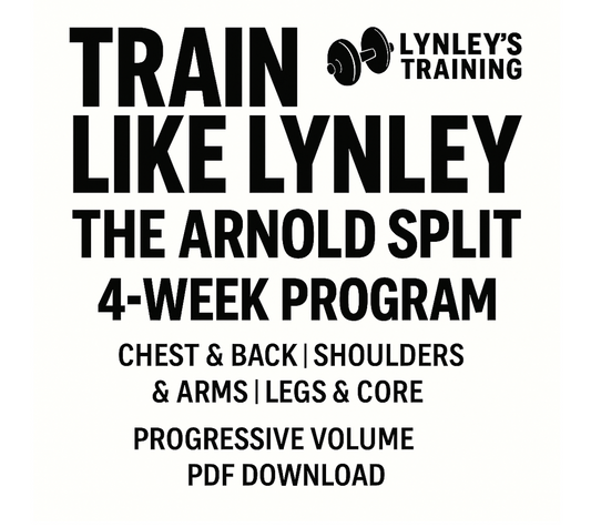 4 Week Program- Train Like Lynley - Arnold Split (2025)