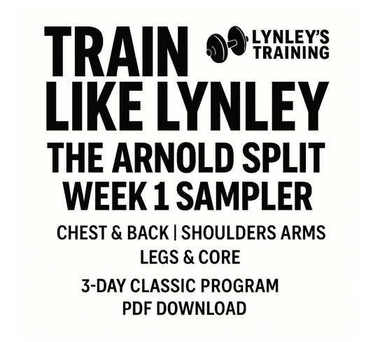 Sampler- Train Like Lynley - Arnold Split (2025)
