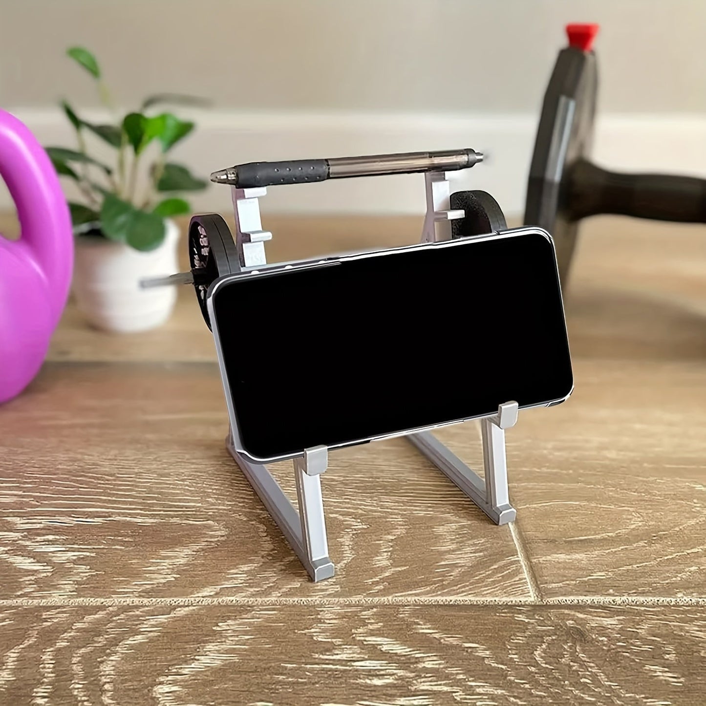 GymThemed Desk Pen Holder Ideal Gift for Fitness Fanatics